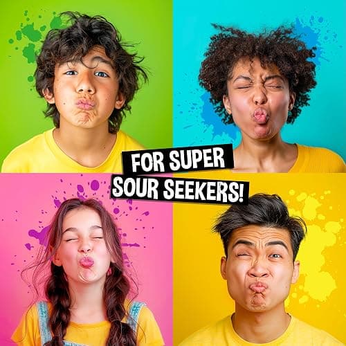 WARHEADS - Super Sour Candy Spray - Blue Raspberry, Green Apple and Watermelon Flavors - 0.68 oz. Bottles - 3 Pack thumbnail 5