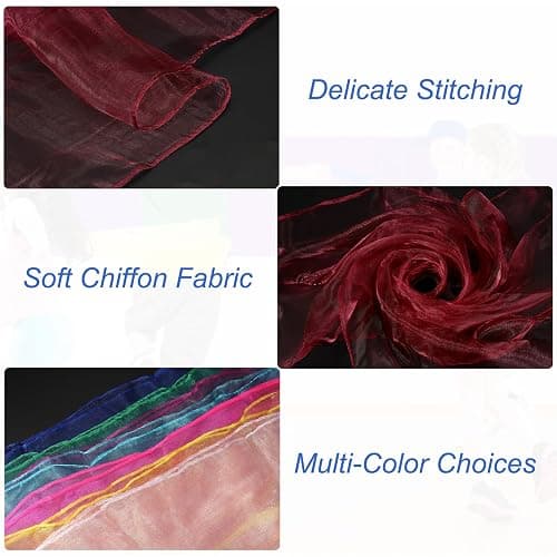 PATIKIL Dance Scarves, Juggling Scarves for Play Magic Music Activity Juggling Dressing thumbnail 3