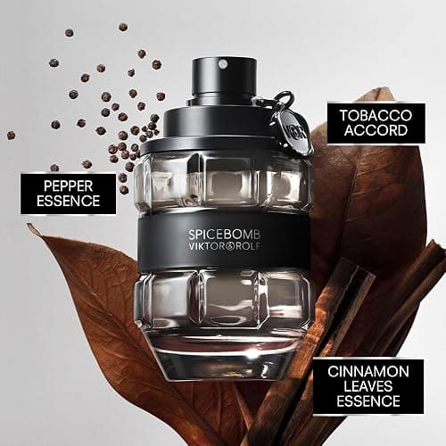 Viktor&Rolf Spicebomb Eau de Toilette - Gourmand Cologne for Men | Fragrance with Cinnamon, Black Pepper & Tobacco Accord - Long Lasting - Warm Mens Scent Perfect for Cool Nights thumbnail 2