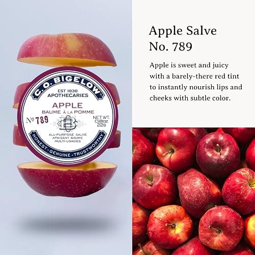 C.O. Bigelow Assorted Salve Tins, Coco Vanilla, Apple, and Herbal Mint | All Purpose Salve for Lips, Cuticles, Hands & Dry Skin - Lip Balm Set - Multi Purpose Moisture - Travel Friendly Tins thumbnail 5