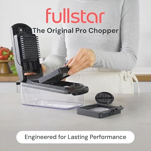 Vegetable Chopper Vegetable Cutter - Food Onion Salad Veggie Chopper with Container - French Fry Potato Dicer Slicer Cutter - Kitchen Tools & Gadgets (2-in-1 Black) thumbnail 3