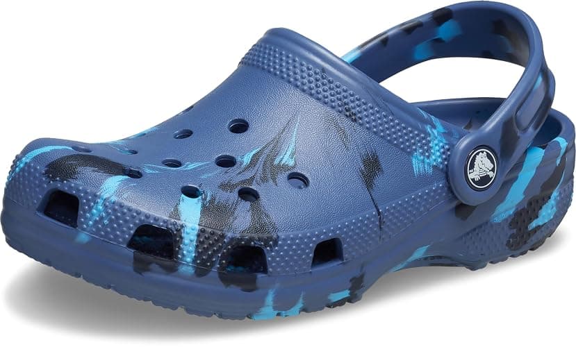 Crocs Kids' Classic Marbled Tie-Dye Clog - Image 1