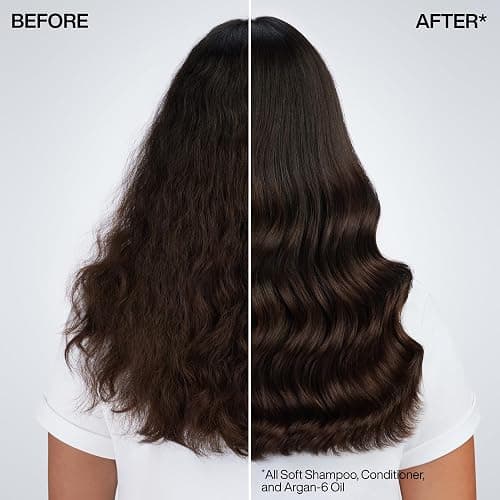 Redken All Soft Argan-6 Oil Treatment For Dry Hair - Deeply Conditions Hair, Adds Softness and Shine With Argan Oil thumbnail 4