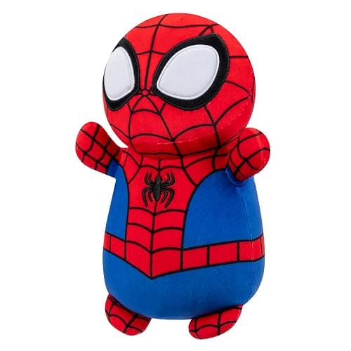 Squishmallows Original Marvel Spidey and His Amazing Friends 10-Inch Spidey HugMees - Medium-Sized Ultrasoft Official Jazwares Plush thumbnail 4