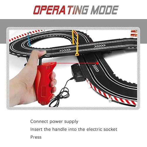 Kids Toy-Electric Powered Slot Car Race Track Set Boys Toys for 6 7 8-12 Years Old Boy Girl Best Gifts thumbnail 3