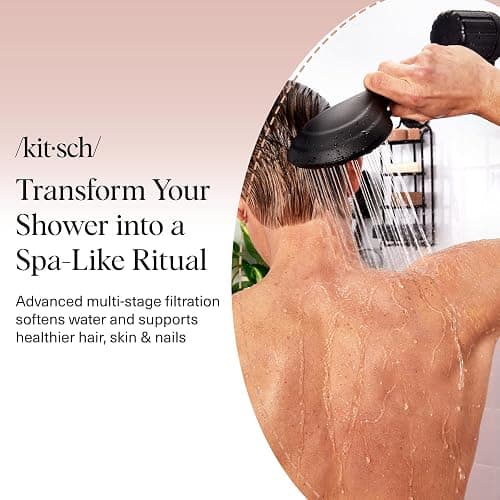 Kitsch Filtered Shower Head Replacement Cartridge- Shower Head, Water Filter Softener For Hair Nails and Skin Vitamins, Removes Metal & Harmful Substance, Easy Installation Universal Compatible 1 Pack thumbnail 2