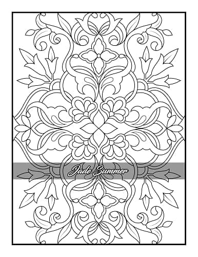 100 Amazing Patterns: An Adult Coloring Book with Fun, Easy, and Relaxing Coloring Pages thumbnail 44