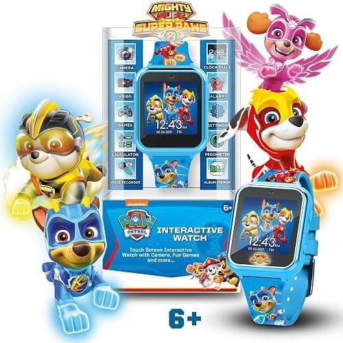 Accutime Paw Patrol Smart Watch with Camera for Kids and Toddlers - Interactive Smartwatch for Boys & Girls Featuring Games, Voice Recorder, Calculator, Pedometer, Alarm, Stopwatch, with USB Cable thumbnail 2