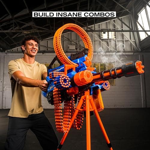 XSHOT Insanity Smoking Barrel Blaster Gun with 72 Air Pocket Technology Darts by ZURU with Smoking Mechanism, Outdoor Toy for Kids, Boys and Girls Aged 8+ thumbnail 4