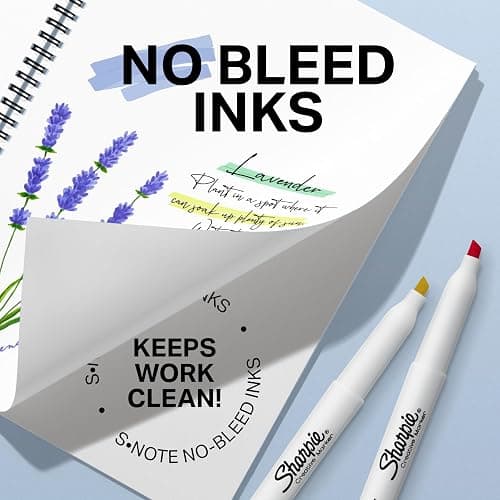 Sharpie S-Note Creative Markers, Pastel Highlighters, Art Marker Set, Assorted Colors, Chisel Tip, 24 Count - School, Home, and Office Use, Teacher Supplies thumbnail 5