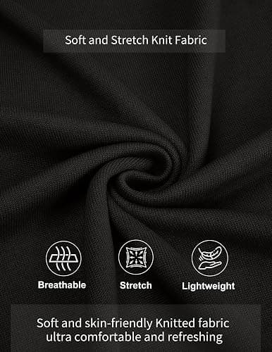 COOFANDY Men's Mock Turtleneck Ribbed Knit Pullover Sweater Casual Lightweight Slim fit Dress Sweater - Large - Black thumbnail 5