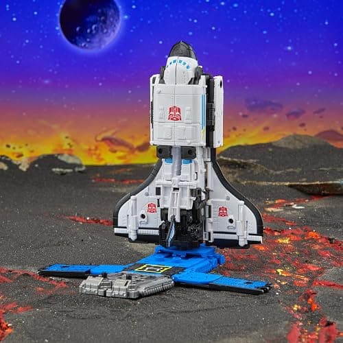 Transformers Legacy United Leader Class Galaxy Shuttle, 7.5-inch Converting Action Figure, for Boys and Girls Ages 8+ | Shuttle and Train and Robot, 5 Blasters Combine, Launchpad Stores Accessories, Ages 8 Plus thumbnail 10