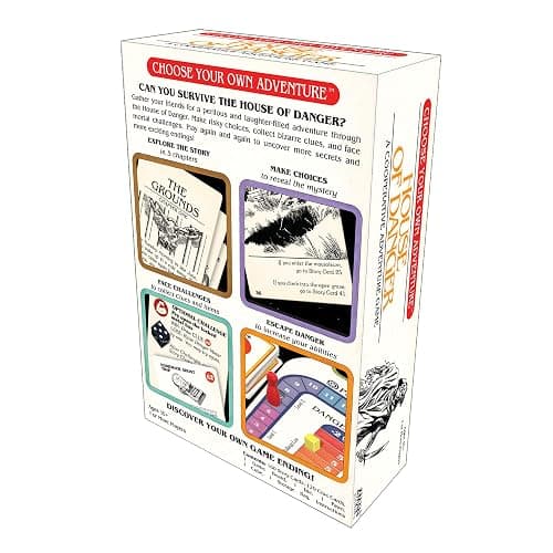 Asmodee Choose Your Own Adventure: House of Danger Board Game - Embark on a Perilous Journey in this Cooperative Narrative Adventure, Ages 10+, 1+ Players, 1+ Hour Playtime thumbnail 3