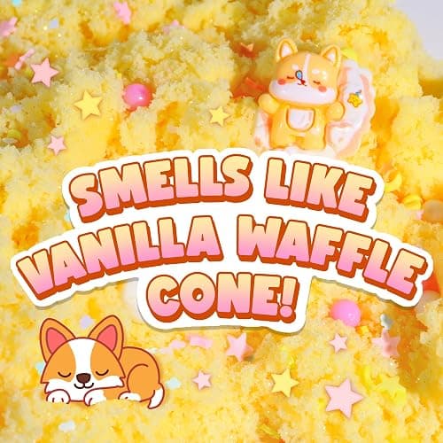 Peachybbies Sleepy Corgi Cloud, Made in USA Premium Slime Scented Slime, 7 oz. thumbnail 5