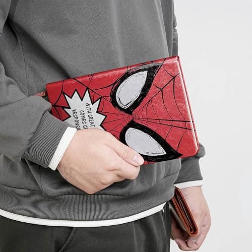 JOHSBYD Super Spiderman Gifts Always Remember You’re Braver Than You Believe Leather Notebook Super Spiderman Fans Gifts (with great power comes great responsibility) - with great power comes great responsibility thumbnail 6