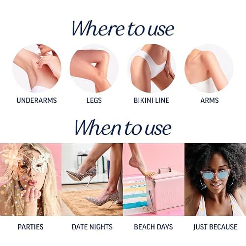Veet Sensitive Skin Hair Removal Cream For Women, Painless Bikini Hair Removal Gel, Dermatologically Tested Depilatory Cream For Bikini Line, Legs, Arms, Underarms, 13.5 FL OZ Pump Bottle with Tool thumbnail 6