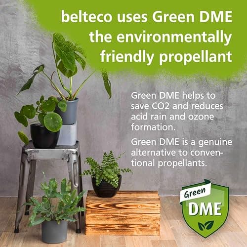 BELTECO Midnight Black Matte Spray Paint | Water based & Odorless | Eco-Friendly & Vegan | Weather & UV-Resistant | For all Substrates | Fast Drying with High Coverage | For Indoor/Outdoor Use thumbnail 8