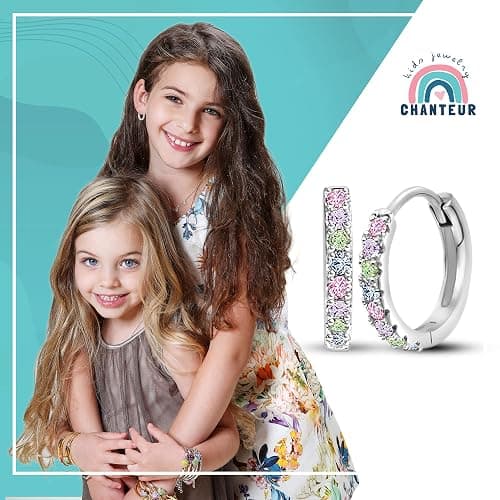Hypoallergenic Huggie Earrings for Girls & Women - Small Hoop Design, Perfect for Teens & Kids thumbnail 9