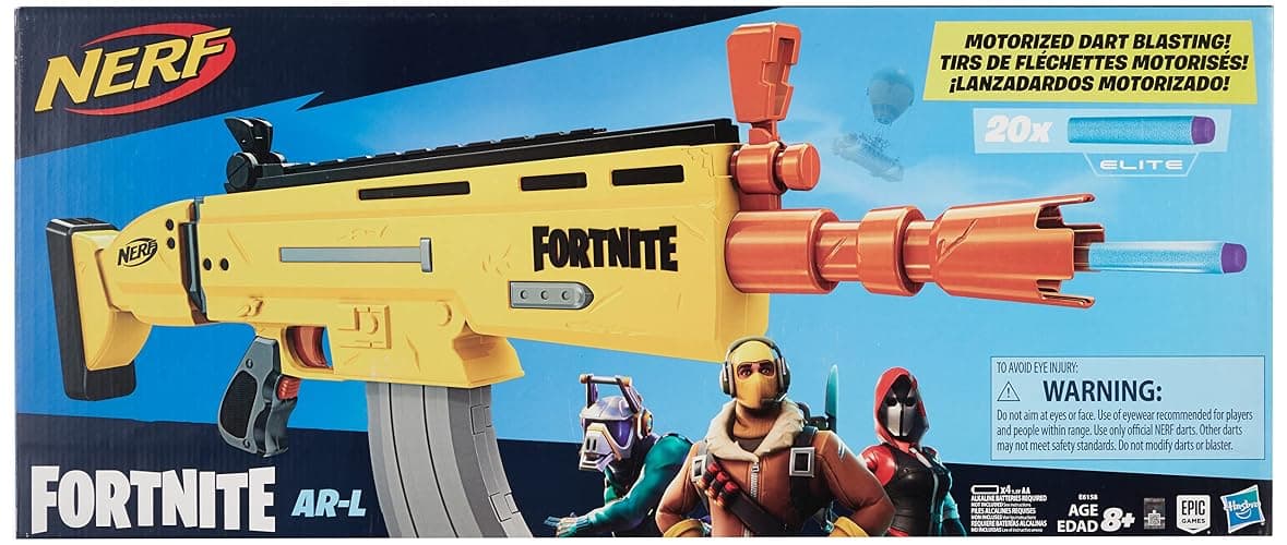 Fortnite AR-L Nerf Elite Dart Blaster - Motorized Toy Blaster, 20 Official Nerf Fortnite Elite Darts, Flip Up Sights - for Youth, Teens, Adults thumbnail 5