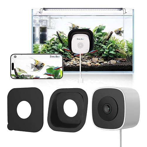 3MP 2K AI Reptile Aquarium Camera, Close-Focus Lens for Fish Tank Terrarium | Angle Magnetic Mount, Dual-Band Wi-Fi 2.4 GHz/5 GHz, 24/7 Recording, Anti-Glare and No Reflection, for Lizards and Snakes - Image 1