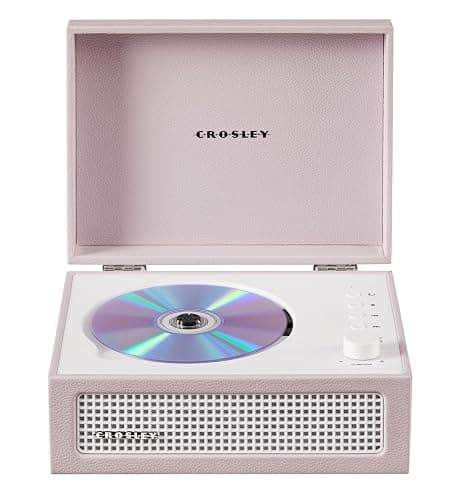 Crosley CR3517A-AM Voyager Retro Portable CD Player with Stereo Bluetooth Speakers and FM Radio, Amythest thumbnail 15