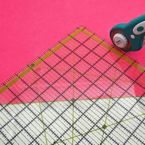 Quilting Rulers,Sewing Ruler,4 Piece Acrylic Square Quilting Templates,Clear Precision Ruler for Quilting Sewing,Tools Supplies Accessories Green(3.5"x3.5" 5"x5" 6.5"x6.5" 10.5"x10.5") thumbnail 6