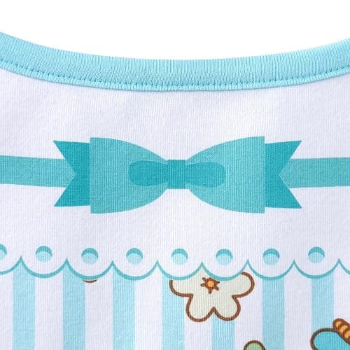 Littleforbig Cotton Waterproof Babydoll Printed Pink Floral Adult Bib with Adjustable Hook-and-Loop Fastener Closure thumbnail 3