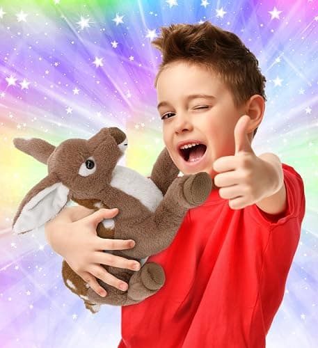 DolliBu Fawn Deer Super Soft Stuffed Animal, Cute Realistic Deer Stuffed Animals for Girls, Boys, Adults Animal Gifts, Kids Nursery Decor for Newborn, Cuddly Soft Baby Plush Toys - 10 Inches thumbnail 2