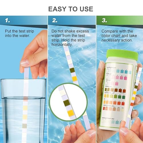 AAwipes 8-in-1 Aquarium Test Kit for Fish Tanks - Quick & Accurate Water Testing Strips for Aquariums & Ponds. Tests pH, Ammonia, Alkalinity, Hardness, Chlorine, etc. (K02-50) thumbnail 3