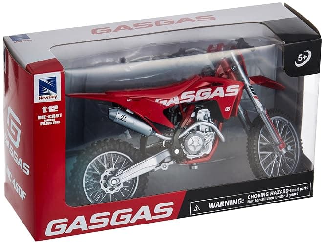 NewRay New-Ray GasGas MC 450F 1/12 Scale Diecast Motorcycle Model 58293 thumbnail 4