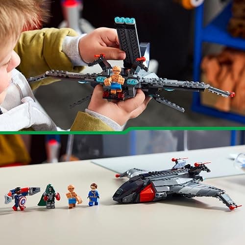 LEGO Marvel Avengers: Doomsday Quinjet 76347 | Building Toy for Boys & Girls, Ages 9+, Marvel Movie Memorabilia with 4 Minifigures, 433 pieces, Gift for Birthdays thumbnail 6