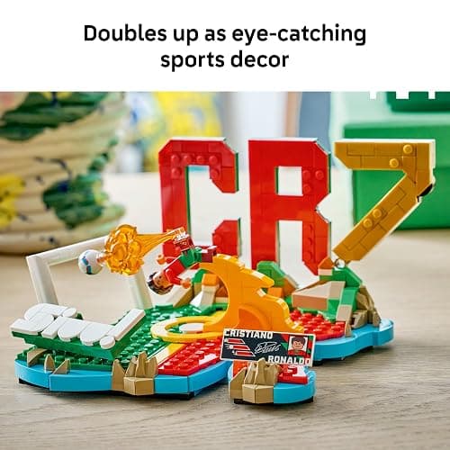 LEGO Editions Cristiano Ronaldo – Soccer Highlights - Building Set for Boys & Girls, Ages 10+ - Collectible Soccer Gift with Plaque - Kids Bedroom or Shelf Decor - 43012 thumbnail 6