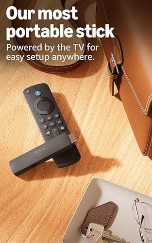 Amazon Fire TV Stick HD (newest model), free & live TV, Alexa Voice Remote, powered by the TV, our most portable Fire TV Stick thumbnail 7