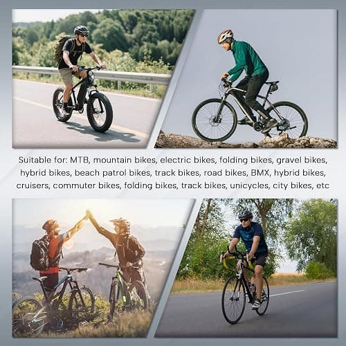 Mountain Bike Pedals MTB Flat Non-Slip Aluminum Alloy Bicycle Pedals with Reflectors Sealed Bearings Bicycle Platform Pedals 9/16" for Adult Road Gravel Bikes Ebike thumbnail 7