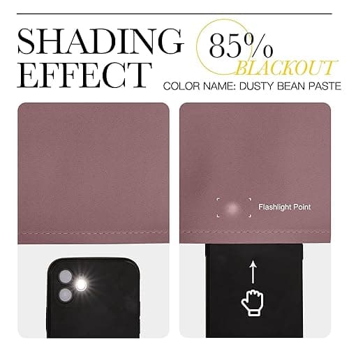 NICETOWN Room Darkening Curtains Drapes for Daughter's Bedroom, Window Treatment Thermal Insulated Grommet for Living Room (Dusty Bean Paste, 2 Panels, 42 by 63) thumbnail 5