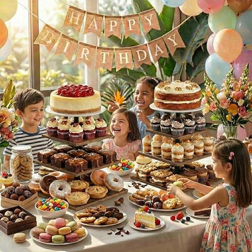 Wooden 2 Pack 4 Tier Cupcake Stand for 50 Cupcakes,Cupcake Holder,Cupcake Tower,Tiered Tray Stand for Birthday Bar Décor Weddings,Parties Events, Dark Brown thumbnail 5