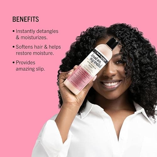 Aunt Jackie's Curls and Coils Knot On My Watch Instant Hair Detangling Therapy for Natural Curls, Coils and Waves, Enriched with Shea Butter, 12 oz thumbnail 3