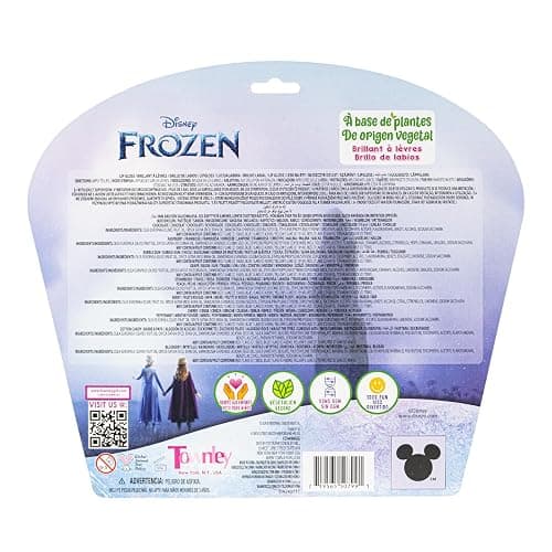 Disney Frozen 12 Piece Plant Based Lip Gloss, Girls Party Favors, First Makeup Set for Girl, Perfect for Parties, Sleepovers, and Birthday Gifts, Elsa and Anna, Ages 3+, by Townley Girl thumbnail 9