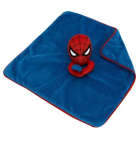 Marvel Spiderman Blue and Red Super Soft Security Baby Blanket thumbnail 5