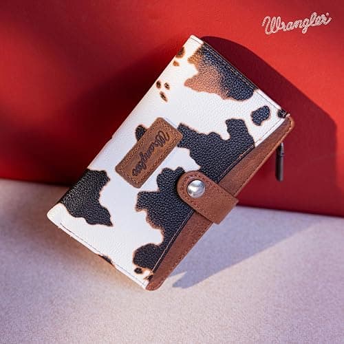 Wrangler Wallet for Women Bifold Card Holder with Zipper and ID Window thumbnail 6
