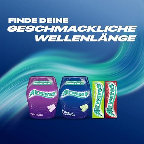 Airwaves Kaugummi Zuckerfrei, Cherry Menthol, 30 x 10 Dragees, Großpackung Chewing Gum, Mit Natürlichem Menthol, Kaugummi ohne Zucker mit Minz Frische (300 Dragees) thumbnail 10