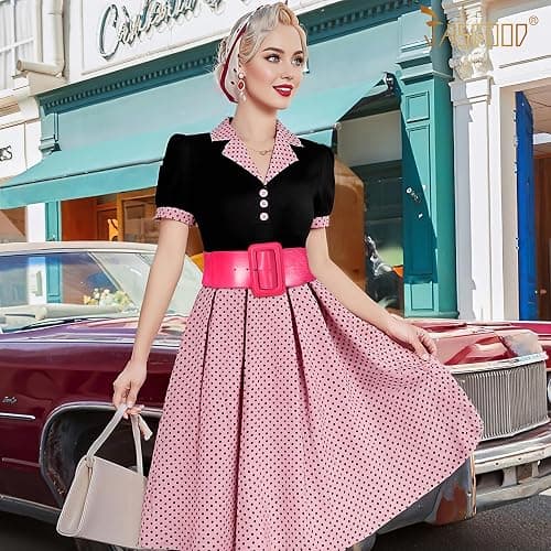 JASGOOD Women Wide Stretchy Belt Vintage Elastic Waist Belt for Dresses Fashion Ladies Waist Belt with Patent Square Buckle thumbnail 3