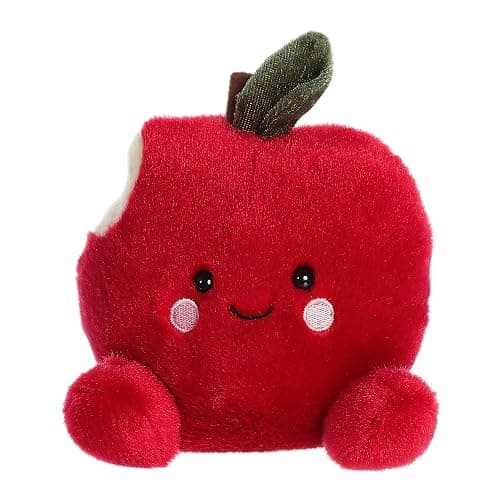 Aurora® Adorable Palm Pals™ Crisp Red Apple™ Stuffed Animal - Fun Collectible Plush for Kids and Adult Collectors - Perfect for Decorating Rooms and Birthday Gifts - 5 Inches - Image 1