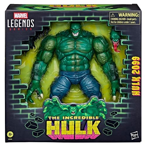 Marvel Legends Series Hulk 2099, Hulk 2099 Comics Collectible 15-cm-scale Action Figure Set | Marvel Legends The Incredible Hulk 7 Inch Action Figure Deluxe - Hulk 2099 thumbnail 4