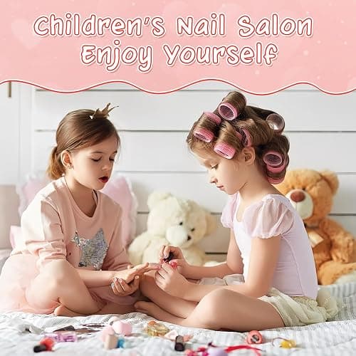 144pcs Press on Nails for Kids,6 Pack Lovely Kids Press on Nails for Girls 8-12 Years,Pre-glue Fake Nails for Children,Artificial Full Cover Short Acrylic False Nail Tips Art Kits Gifts for Girls thumbnail 3