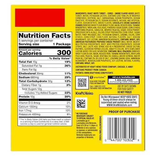 Lunchables Turkey & American with Chocolate Creme Cookies, 5 ct Pack, 3.2 oz Trays thumbnail 9
