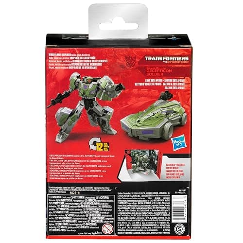 Transformers Toys Studio Series Deluxe War for Cybertron 08 Gamer Edition Decepticon Soldier, 4.5-inch Converting Action Figure, 8+ thumbnail 5