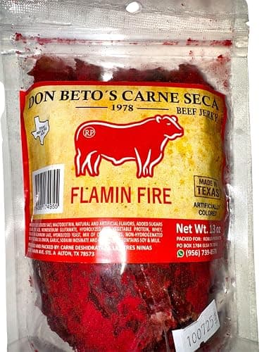 Don Beto's Flamin Fire Beef Jerky, Texas Made, 1.3 oz thumbnail 3