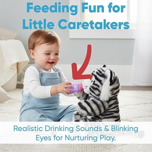 Love By Emi Interactive Stuffed Animal Feeding Sleeping Toy Gift thumbnail 3