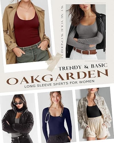 (4 pack) Oakgarden women's long-sleeve shirts thumbnail 5